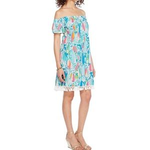 Off the shoulder Lilly Pulitzer dress Size XS